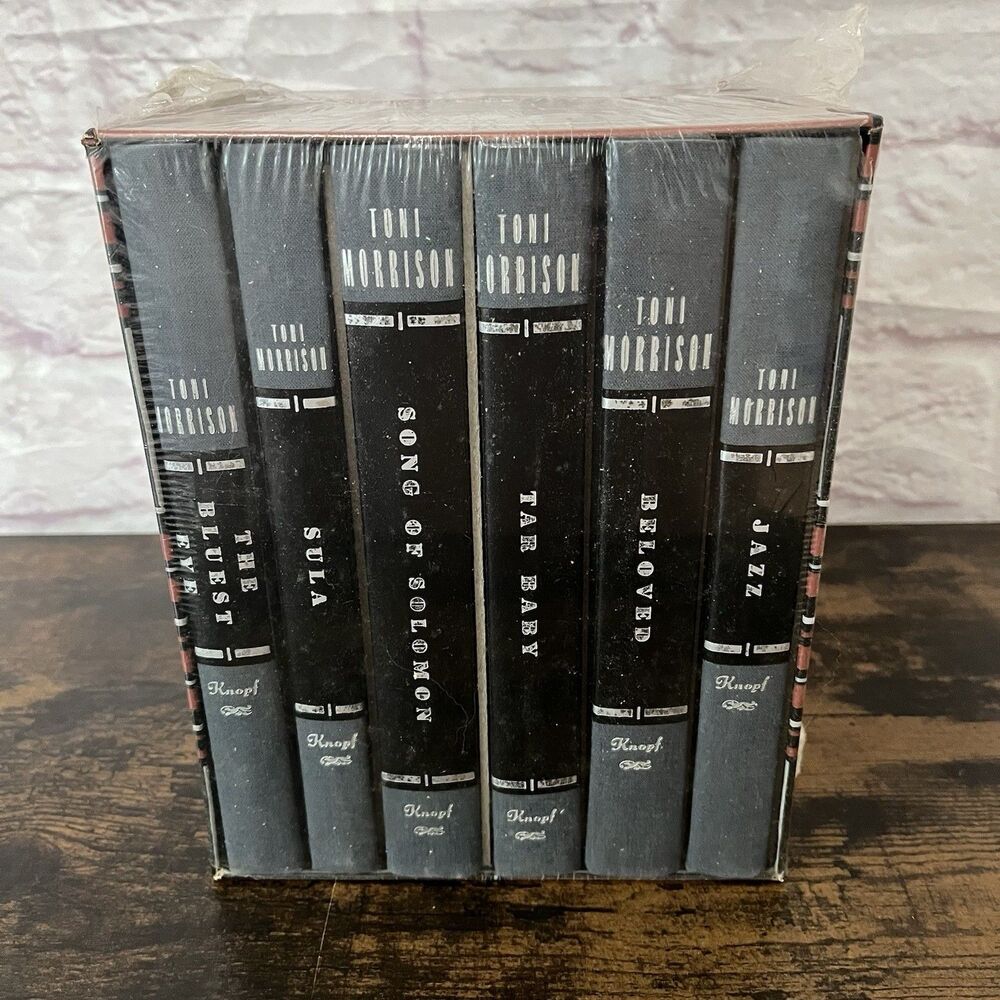 Toni Morrison 6 Novel Box Set Hardcover Knopf 1994 New Sealed